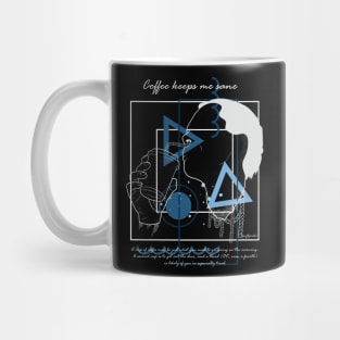 Coffee keeps me sane version 3 Mug